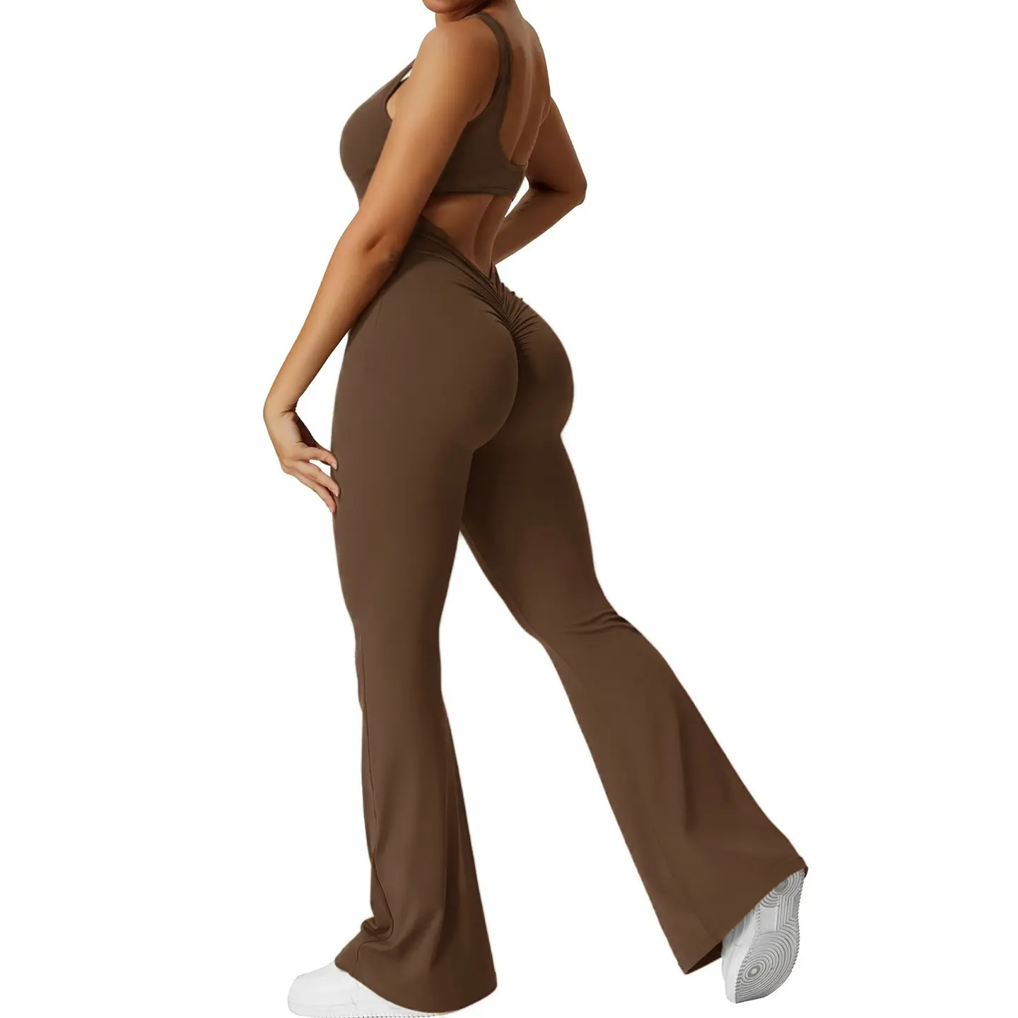Yoga onesie U-shaped beauty back seamless one-piece slim-fit sports tights workout clothes for women