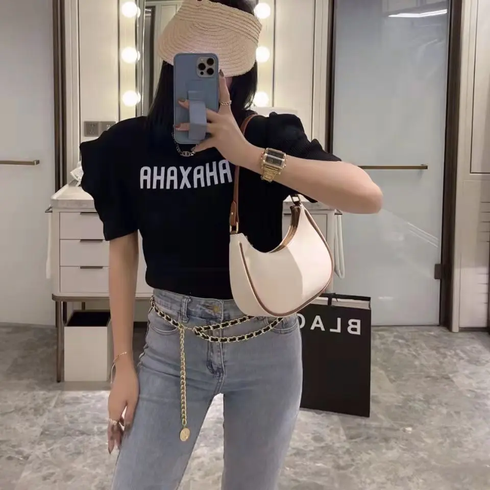 Small C armpit bag women's new fashion explosion with a small French high-grade sense of foreign style single shoulder bag tide