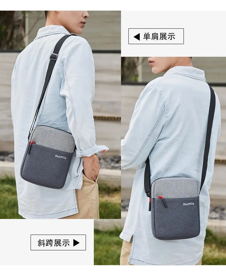 Simple men's shoulder bag messenger bag casual diagonal cross fashion men bag