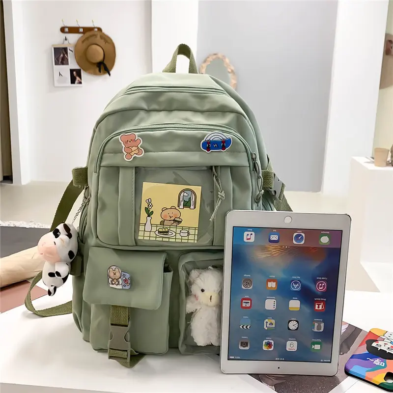 Backpack female new Korean version of student bag primary and secondary school students schoolbag original style backpack