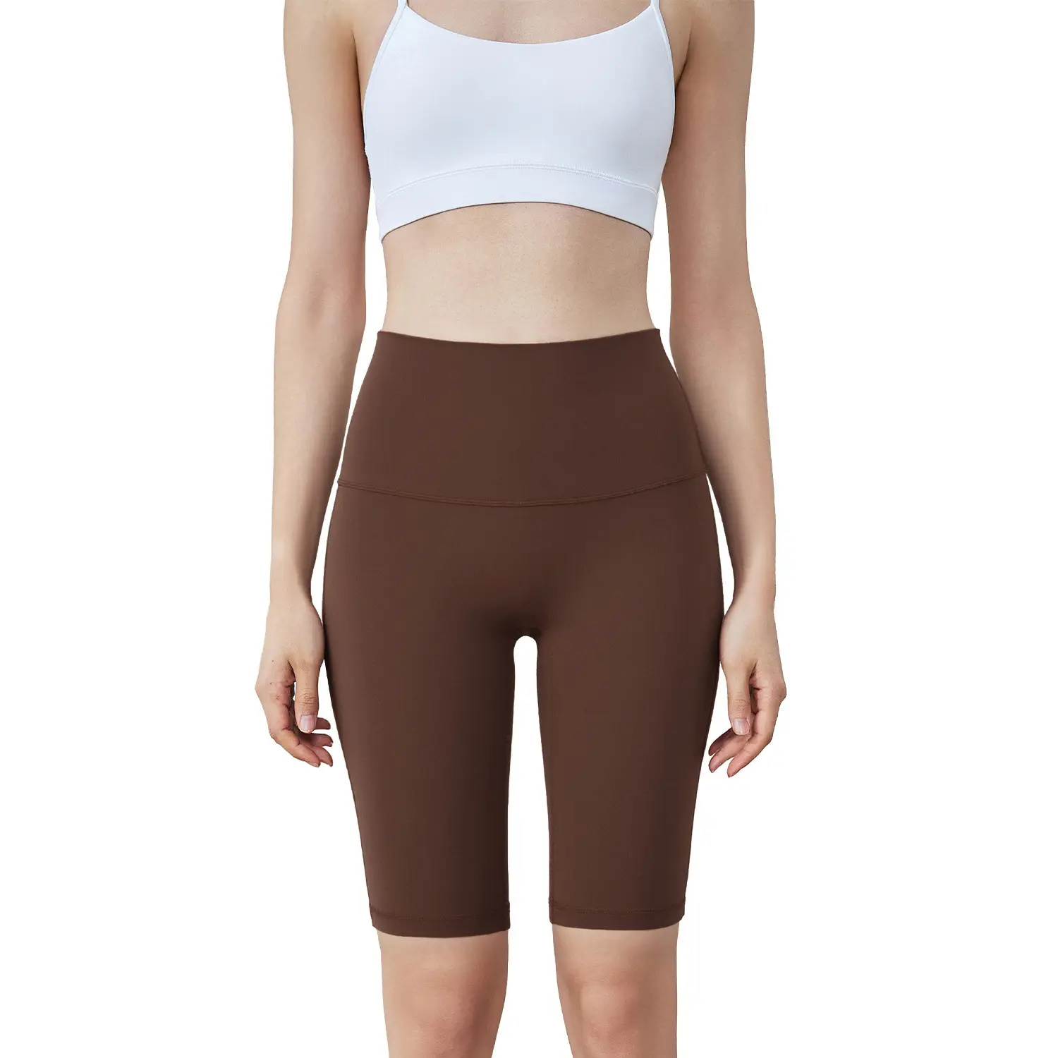Hip lift yoga five-point pants women's high waist tight sports shorts workout shorts biker shorts yoga shorts