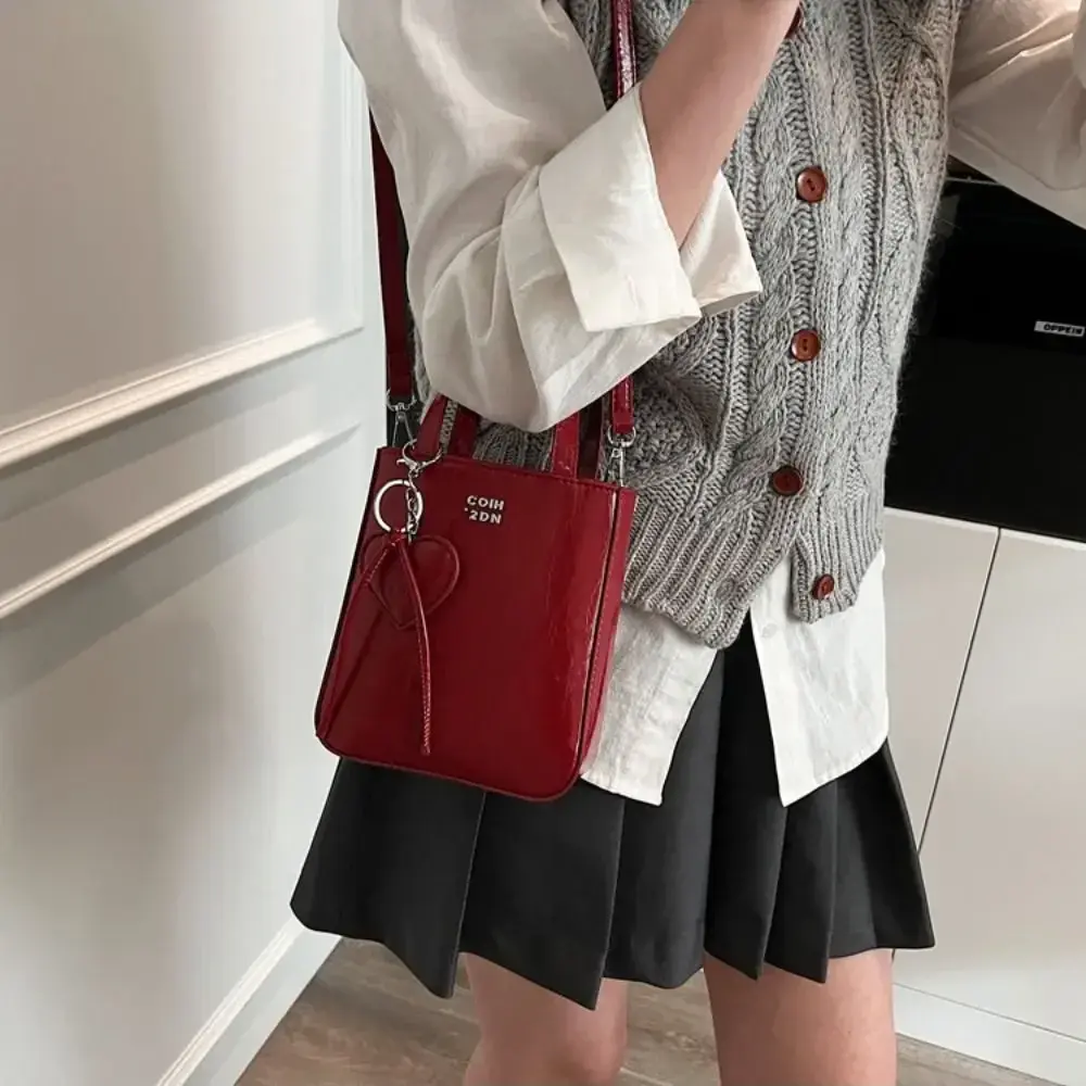 Women Trendy Pu Leather Crossbody Bags Fashion Shoulder Bag High Quality Small Square Bag Lady Silver Handbags Purses
