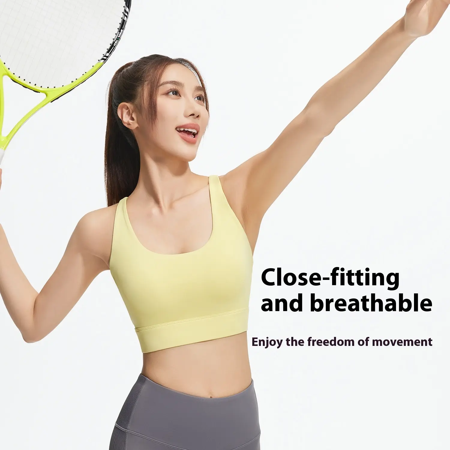 Juyitang mesh back cross sports bra beauty back top high-strength shock-proof yoga fitness underwear women