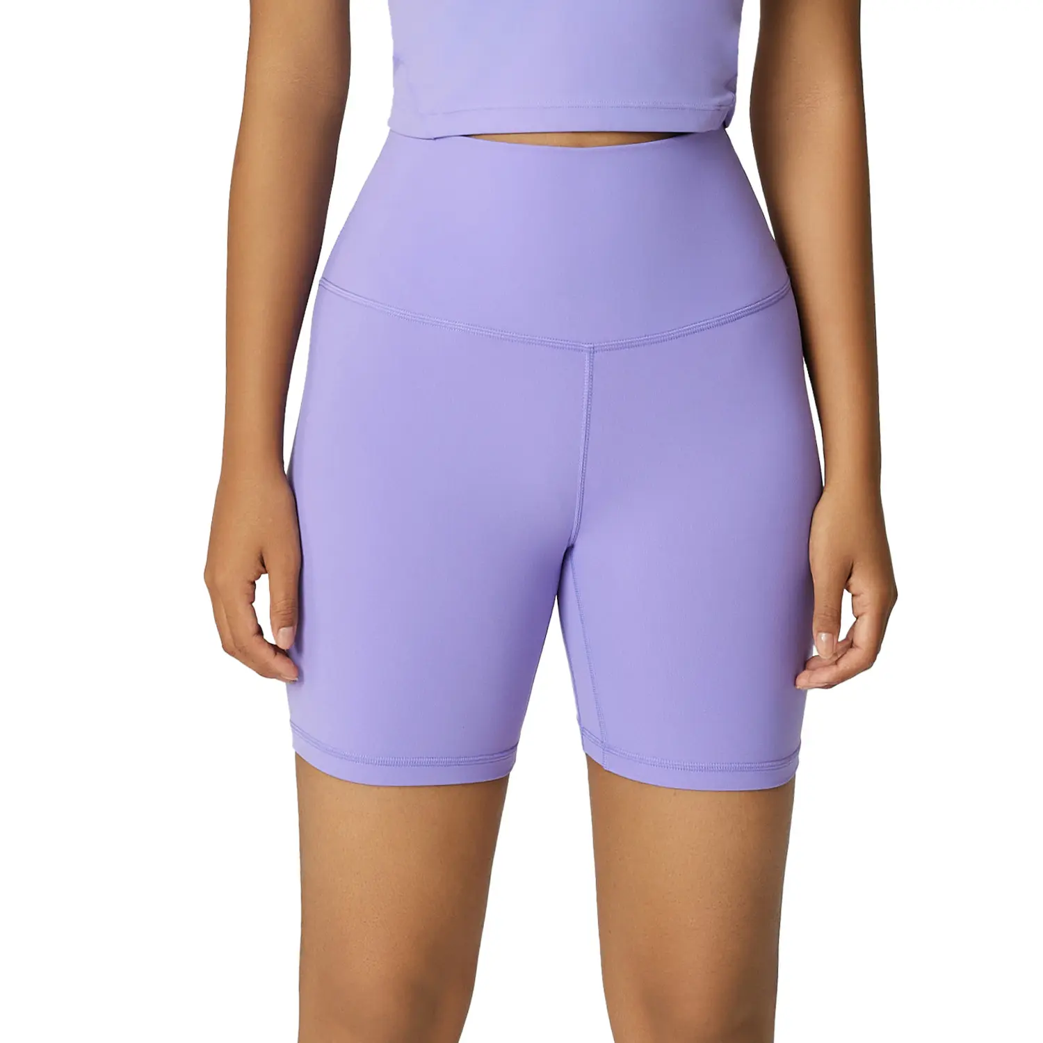 Naked three-point yoga pants women's sports shorts yoga biker shorts gym shorts yoga shorts