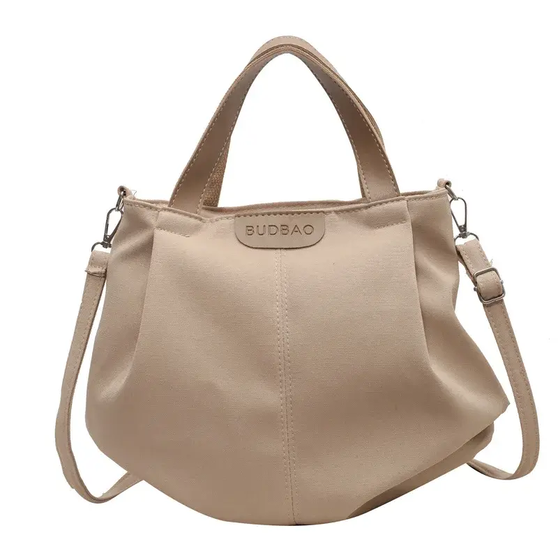 New all-in-one large capacity canvas Tote bag trendy handbag trend commuter bag single shoulder diagonal bag