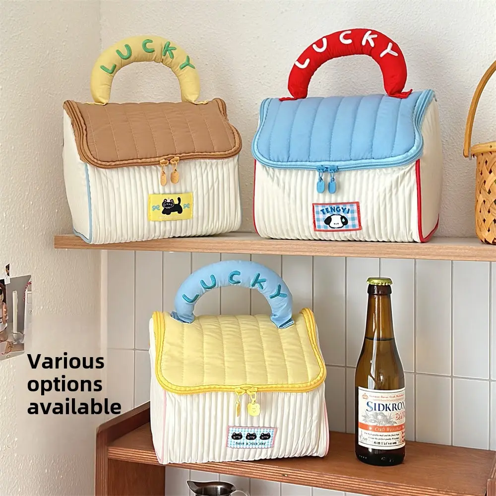 Original Cute Cabin Makeup Bag Girls large capacity skincare storage bag Portable portable travel toiletry bag