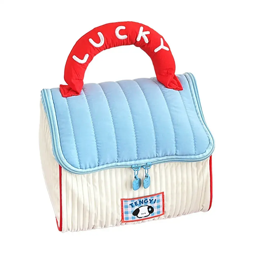 Original Cute Cabin Makeup Bag Girls large capacity skincare storage bag Portable portable travel toiletry bag