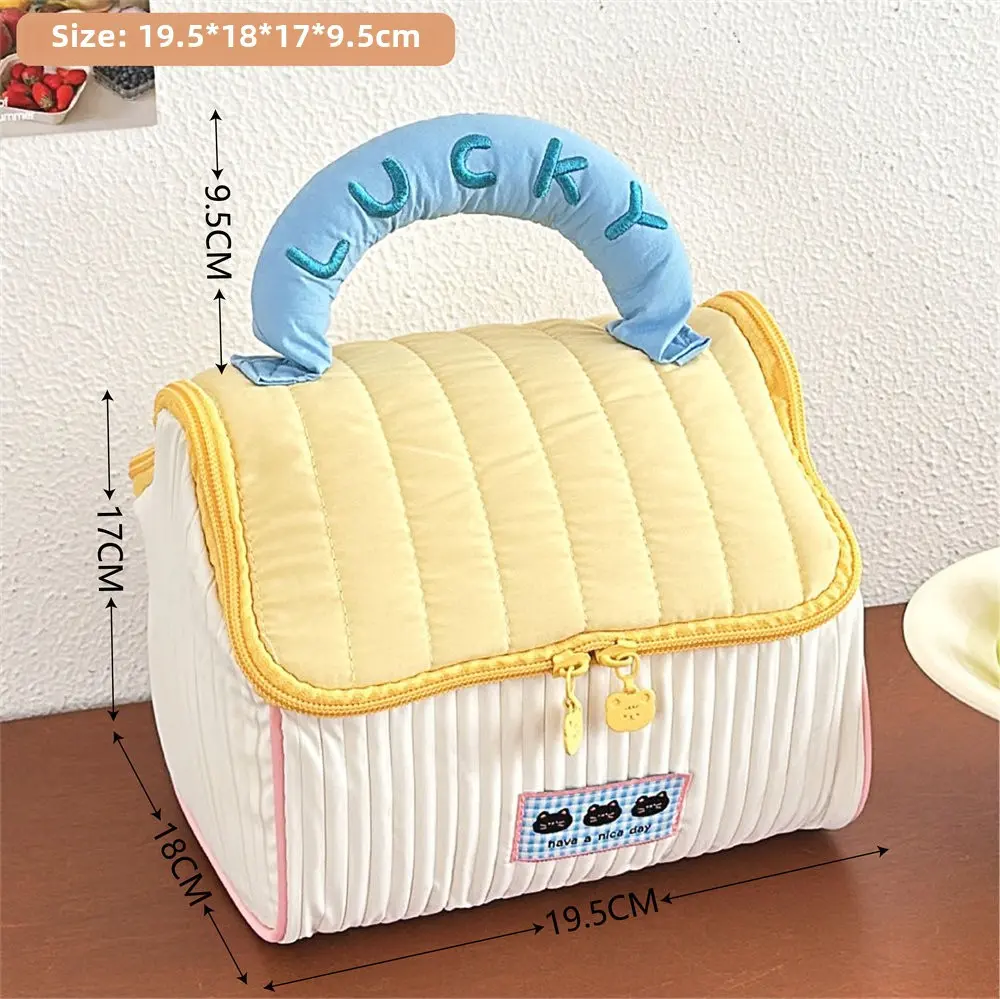 Original Cute Cabin Makeup Bag Girls large capacity skincare storage bag Portable portable travel toiletry bag