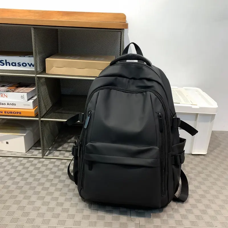 Fashion brand high appearance level large capacity schoolbag niche design lightweight waterproof backpack class commuting