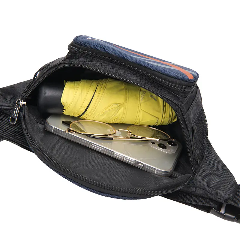 Men's canvas sports fanny pack women's casual fashion large capacity storage cashier fanny pack belt bag waist bag for men