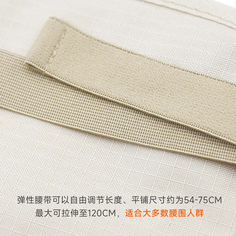 Outdoor close-fitting sports waist pack for men and women invisible running waist pack for mobile phone canvas  fanny pack