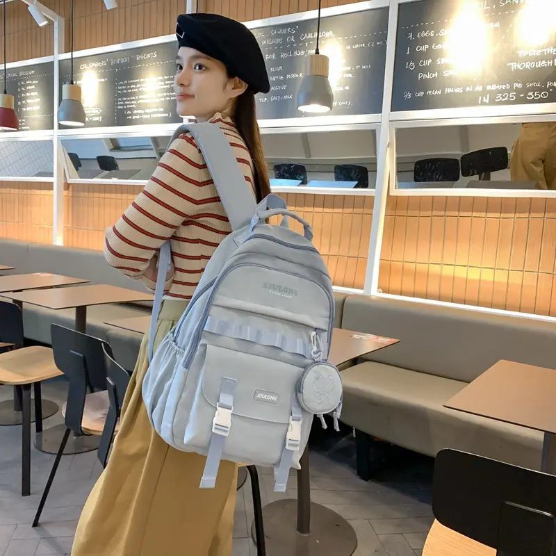 School bag female college student fashion backpack large capacity school backpack backpack women