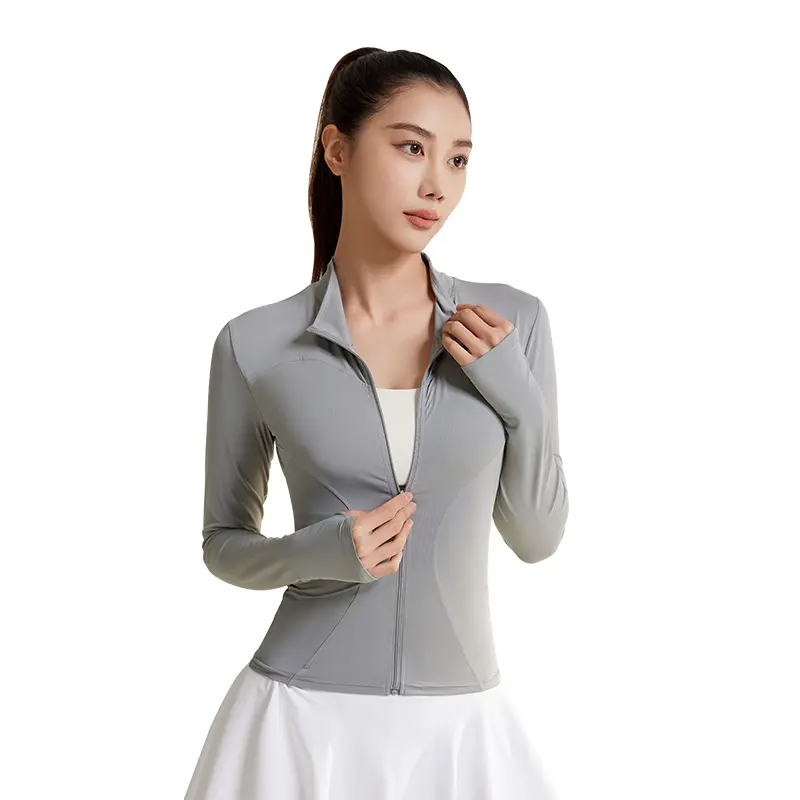 Juyitang's new ice silk sunscreen clothes are dry, breathable, UV-proof, slim-fitting, running sports sunscreen jackets.