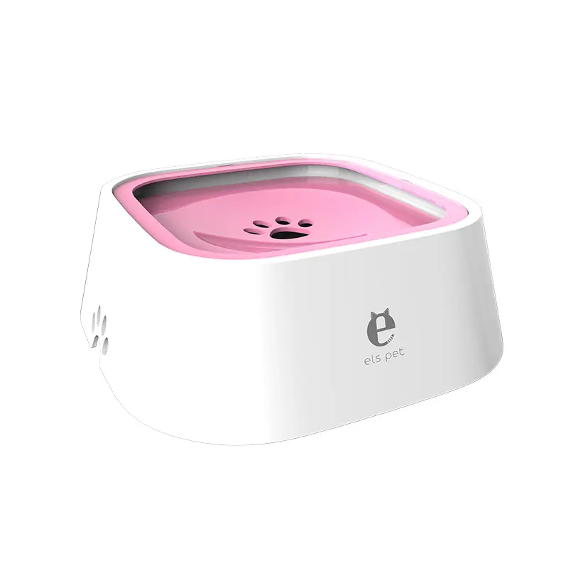 Pet bowl Dog water bowl Non-wet mouth floating bowl anti-spill cat water dispenser anti-splash dog bowl