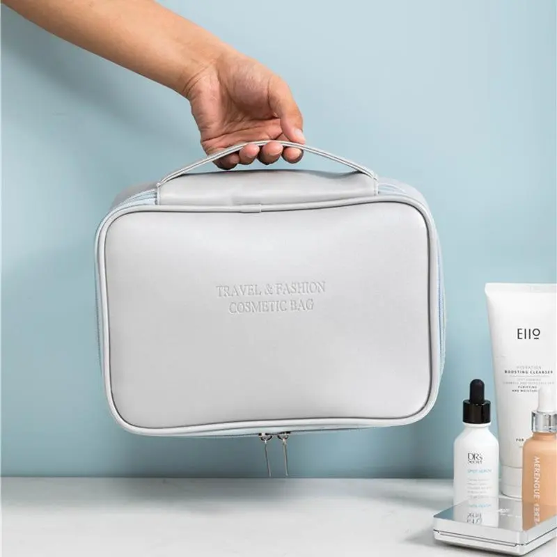 Multifunctional PU cosmetic bag Portable travel cosmetic storage bag Portable travel storage toiletry bag wholesale