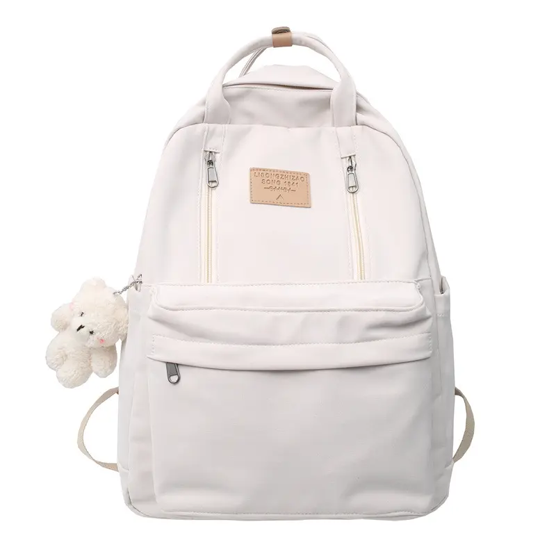 Schoolbag female junior high school students high school students large capacity backpack travel college students simple
