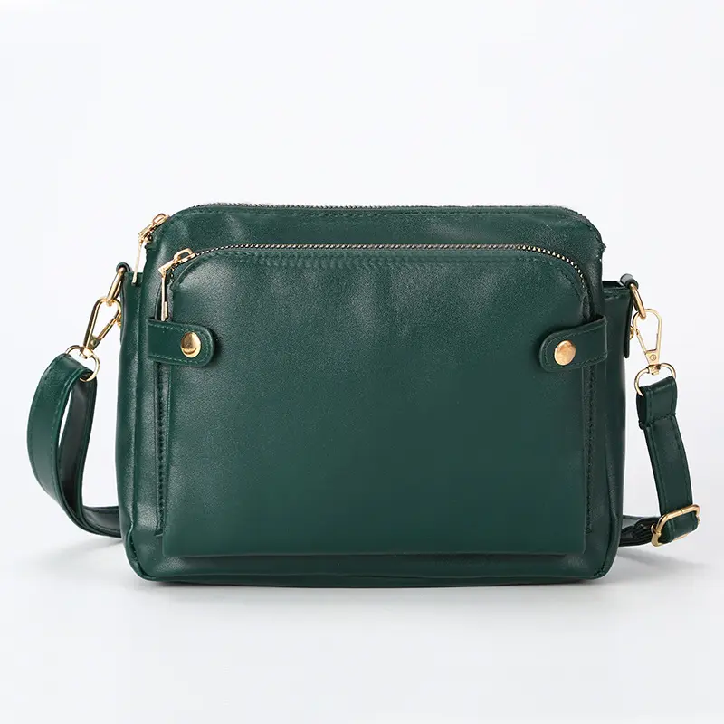 Vintage Euro-American triple leather crossbody bagThree Layer Leather handbags  bags  bags for women