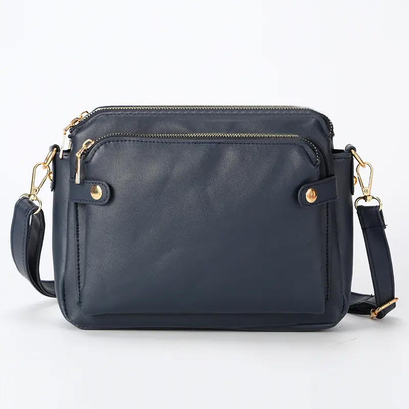Vintage Euro-American triple leather crossbody bagThree Layer Leather handbags  bags  bags for women