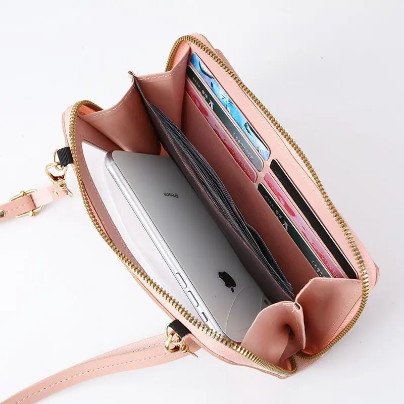 Touch screen mobile phone bag women's fashion all-match small body bag women's carry mobile phone bag network red small bag