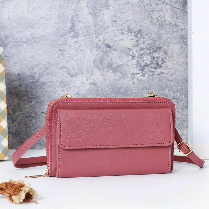 Touch screen mobile phone bag women's fashion all-match small body bag women's carry mobile phone bag network red small bag