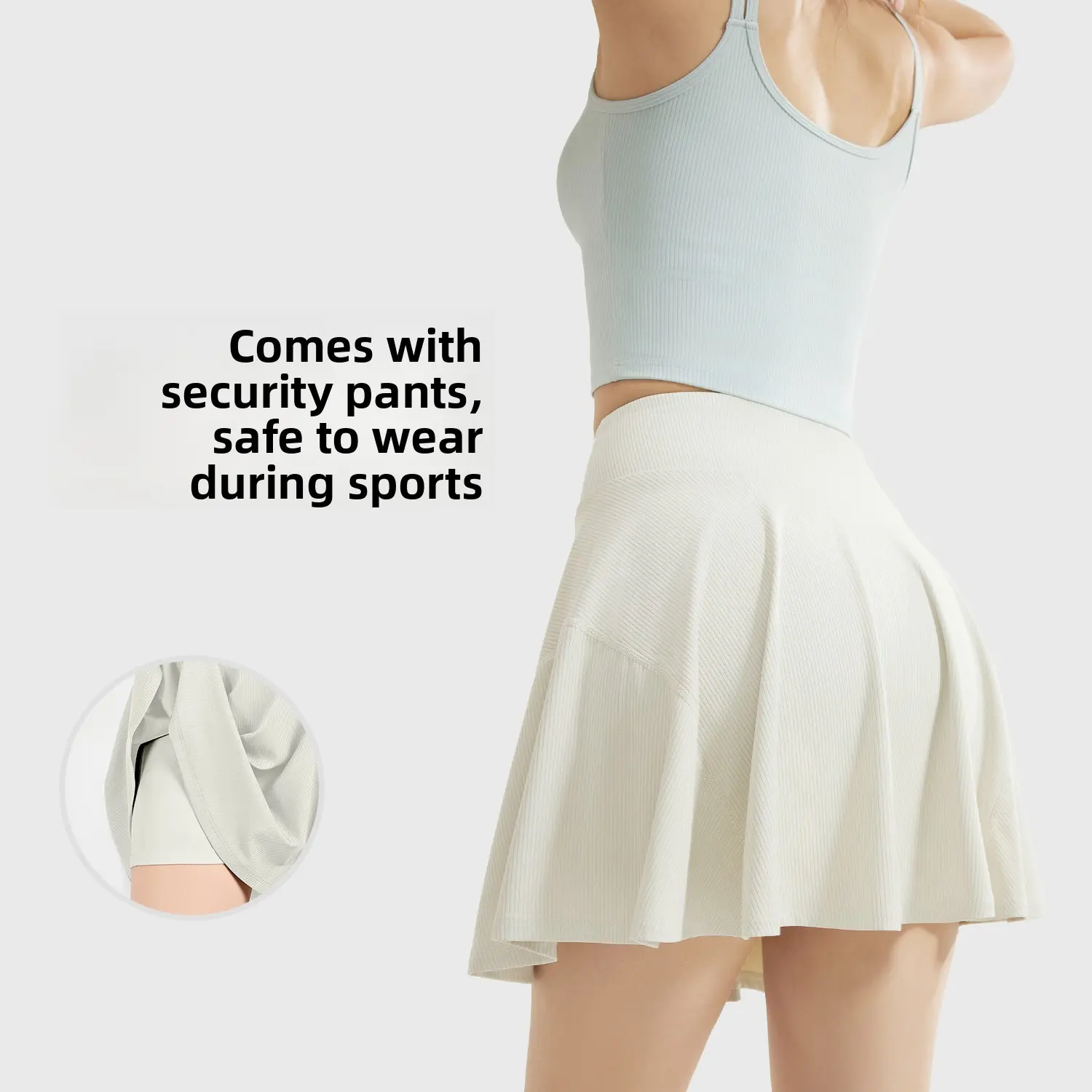 Juyitang Outdoor Running Sports Suit Women Fake Two Anti-light High Waist Yoga Fitness Suit sport set women  tennis dress women