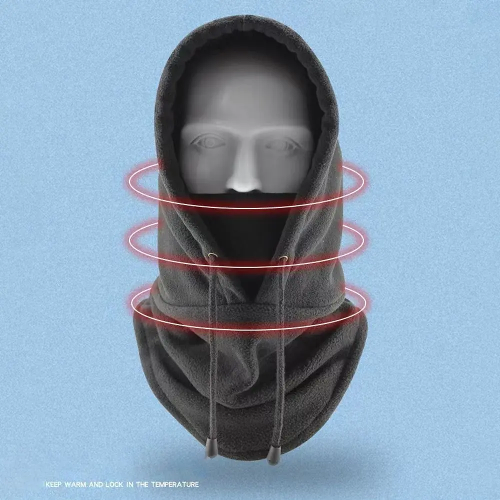 Fashion Polar Fleece Women Men Balaclava Winter Hat Beanies Warmer Windproof Full Face Ski Mask Caps Men Bonnets Scarves