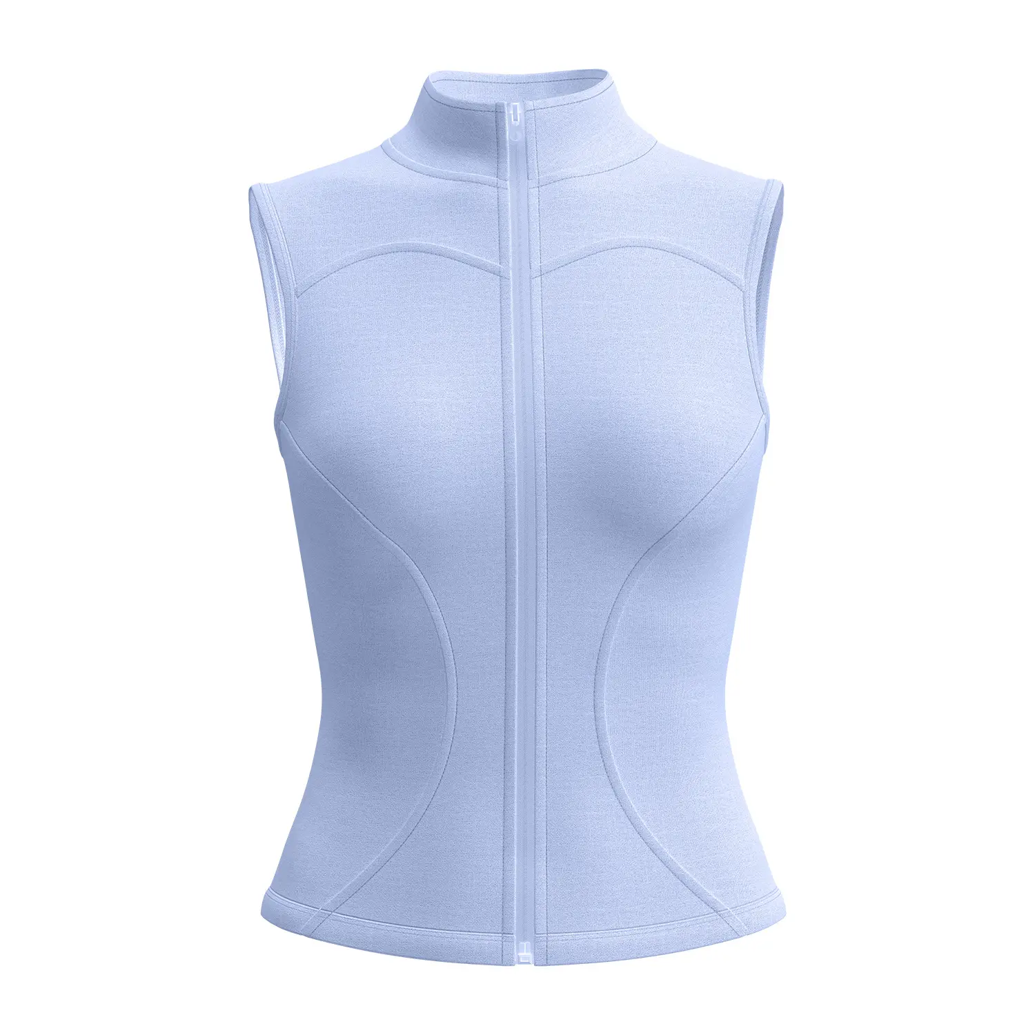 Juyitang's new sleeveless fitness jacket women's elastic tight and thin sports top