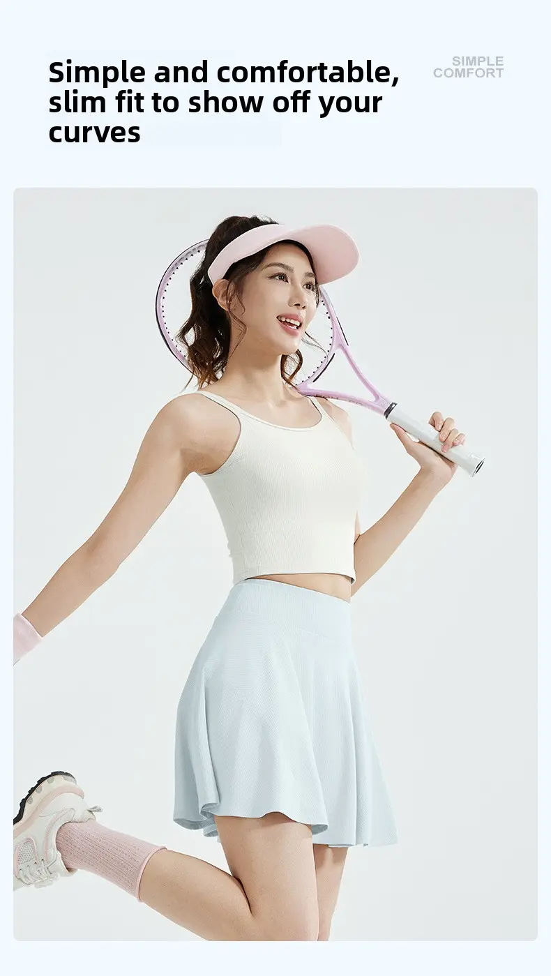 Juyitang Outdoor Running Sports Suit Women Fake Two Anti-light High Waist Yoga Fitness Suit sport set women  tennis dress women