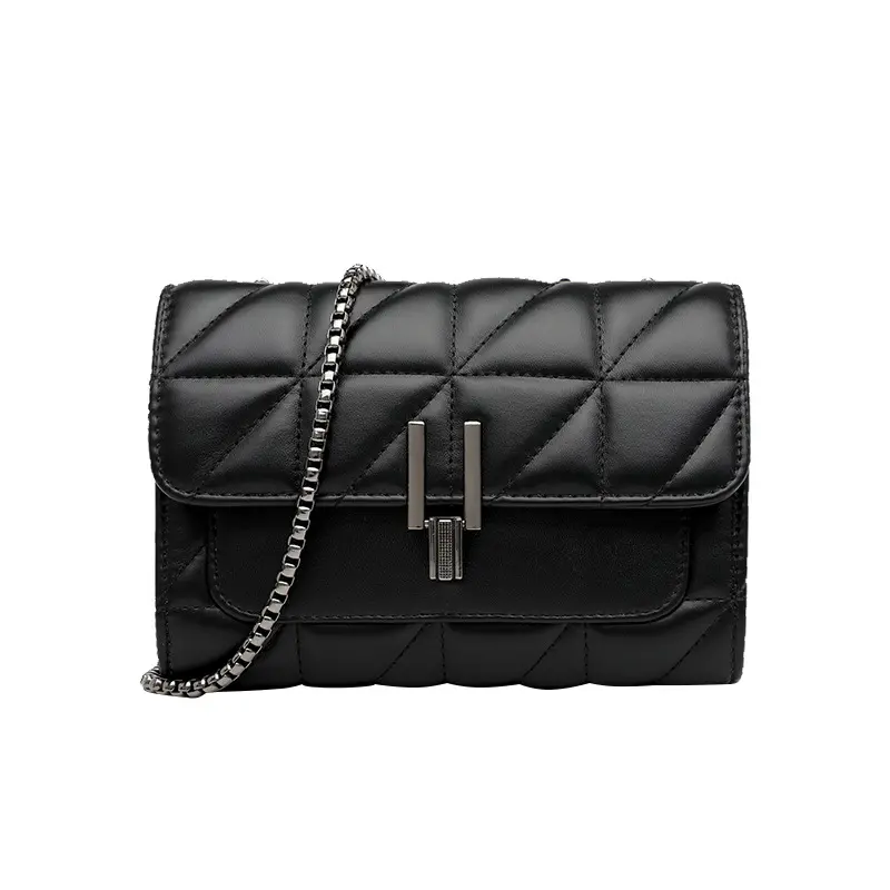 Ringer chain shoulder bag female small bag Crossbody mobile phone bag female mature temperament lady small square bag network
