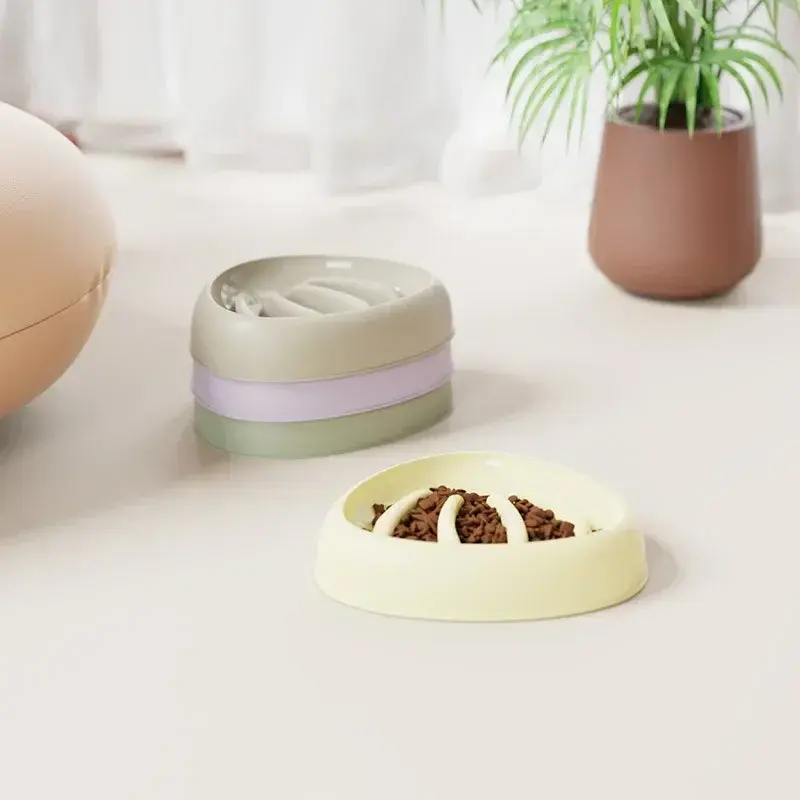 Pet bowl Slow Food bowl Cat puppy pet choke prevention New dog feeder to prevent upset dog bowl Dog bowl