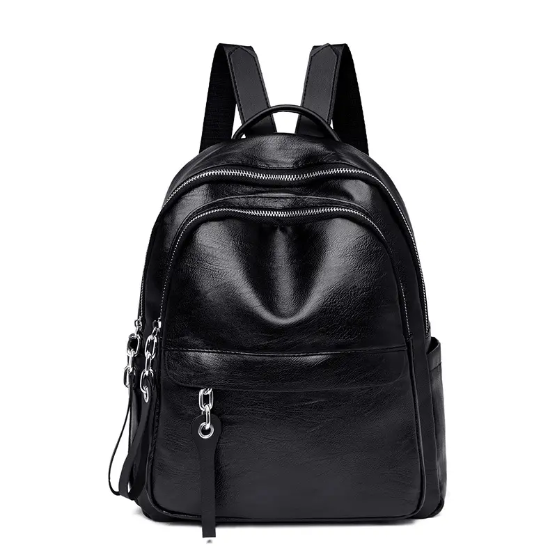 Trend Backpack Casual Versatile Fashion PU Large Capacity Backpack Women school backpack for college students