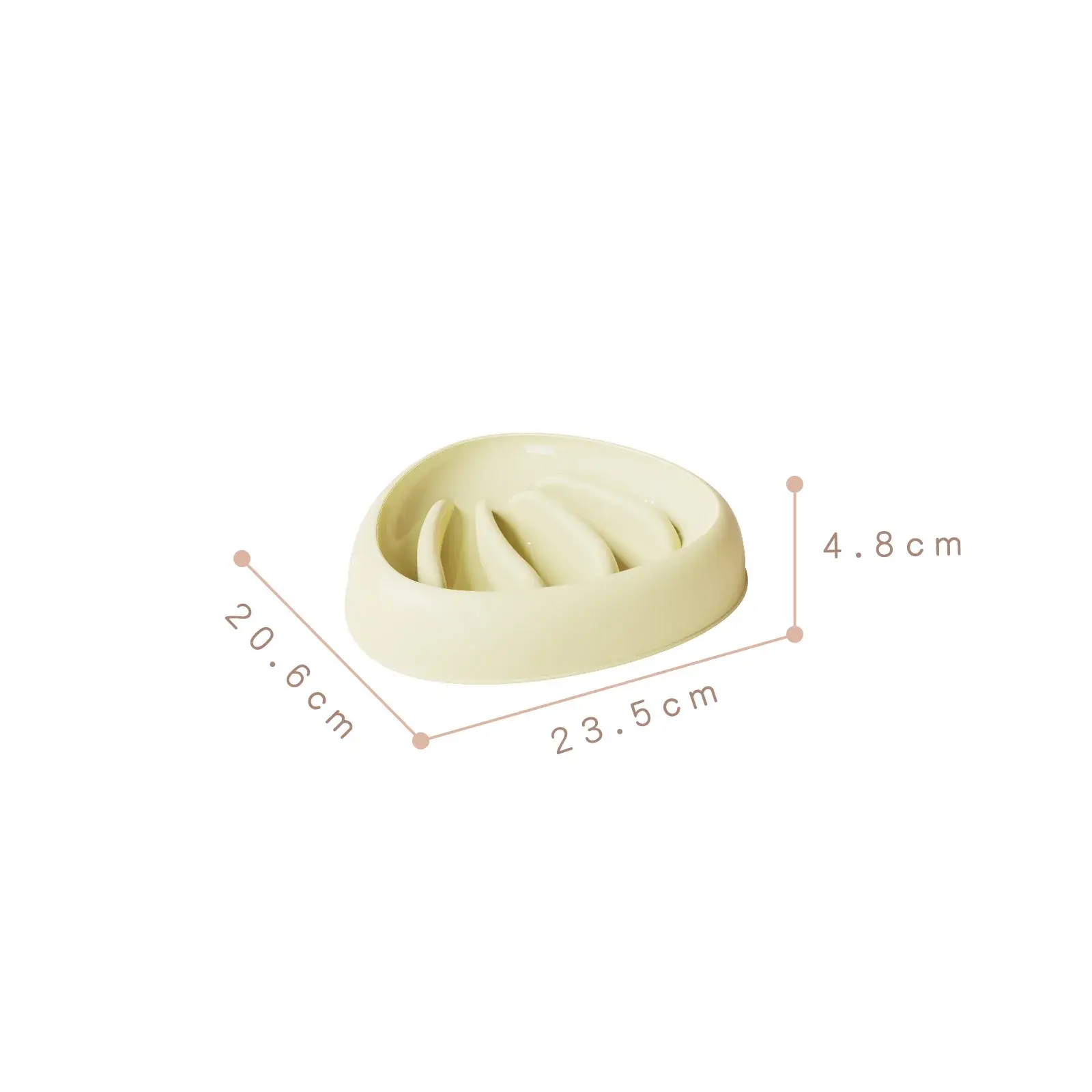 Pet bowl Slow Food bowl Cat puppy pet choke prevention New dog feeder to prevent upset dog bowl Dog bowl