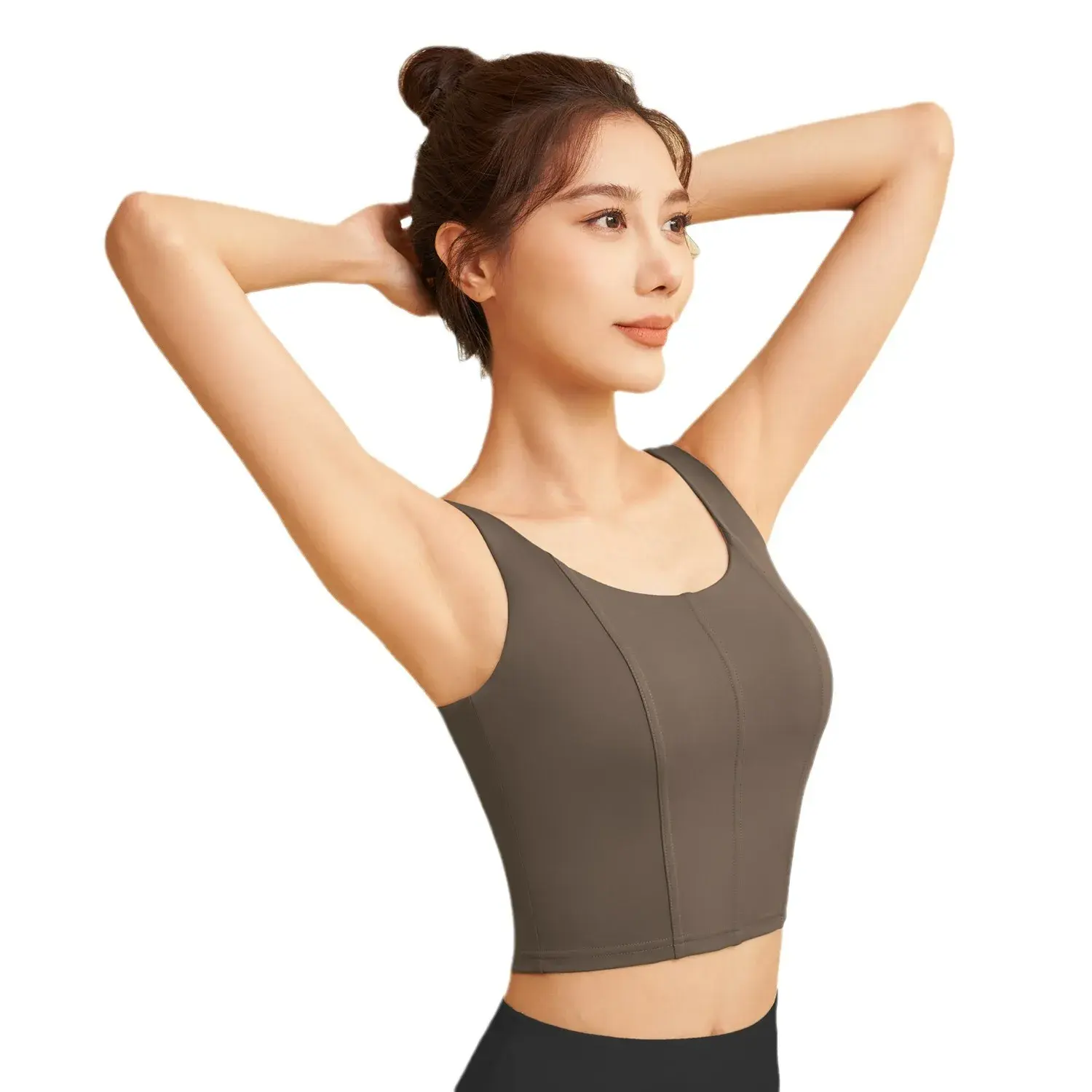 Juyitang's new tight sports bra, high-strength shockproof sports underwear, yoga fitness vest for women