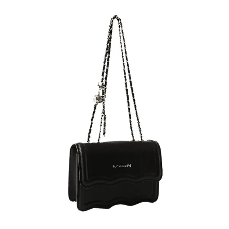 Niche design sense chain small square bag women's spring new texture shoulder bag fashion simple crossbody bag