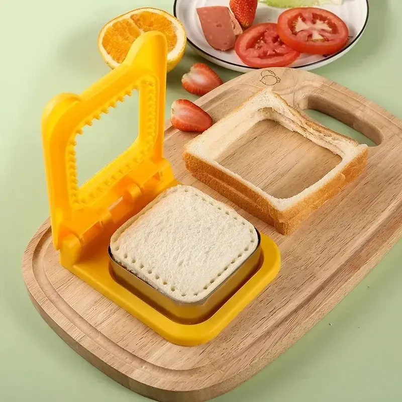 Breakfast Sandwich Maker Bread Mold Toast Bread Cutting Die  Sandwich Cookie Cutter Breakfast Dessert  Tool Kitchen Gadgets