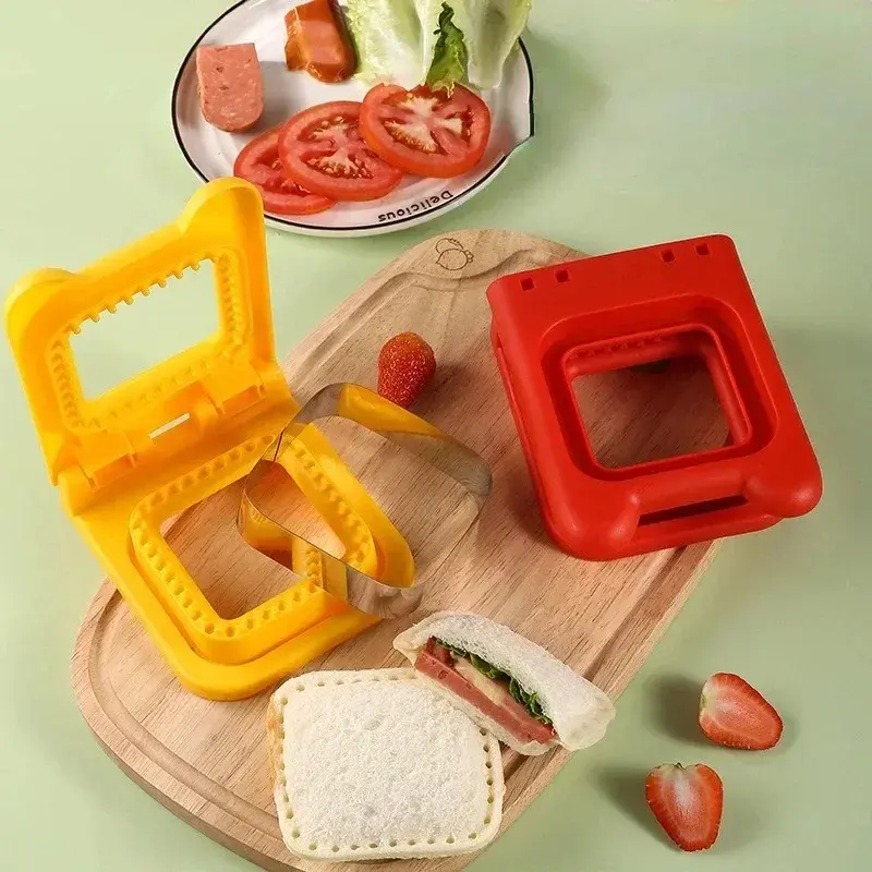 Breakfast Sandwich Maker Bread Mold Toast Bread Cutting Die  Sandwich Cookie Cutter Breakfast Dessert  Tool Kitchen Gadgets