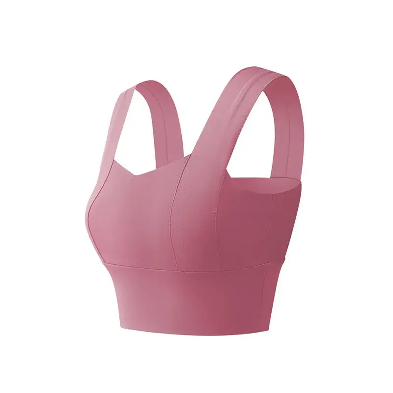 wide shoulder strap beautiful back sports underwear shock-proof and anti-sagging running fitness gathering yoga sports bra