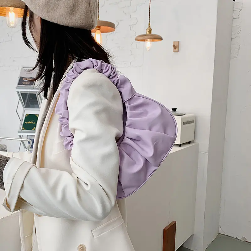 Autumn popular small bag women's bag fashion one-shoulder armpit fold bag foreign style handbag for women handbag