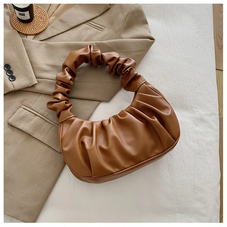 Autumn popular small bag women's bag fashion one-shoulder armpit fold bag foreign style handbag for women handbag