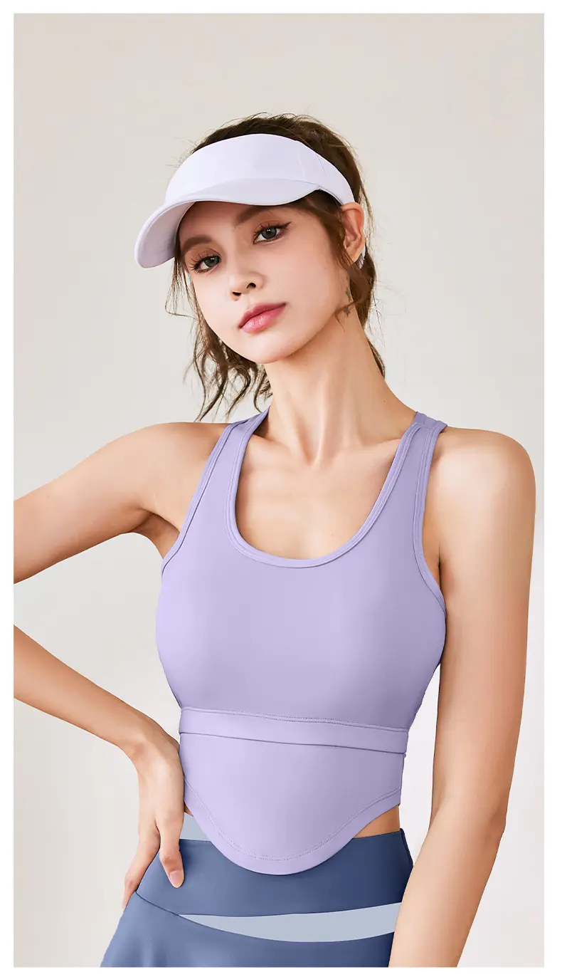 Juyatang high-strength shockproof sports underwear U-shaped yoga top vest women