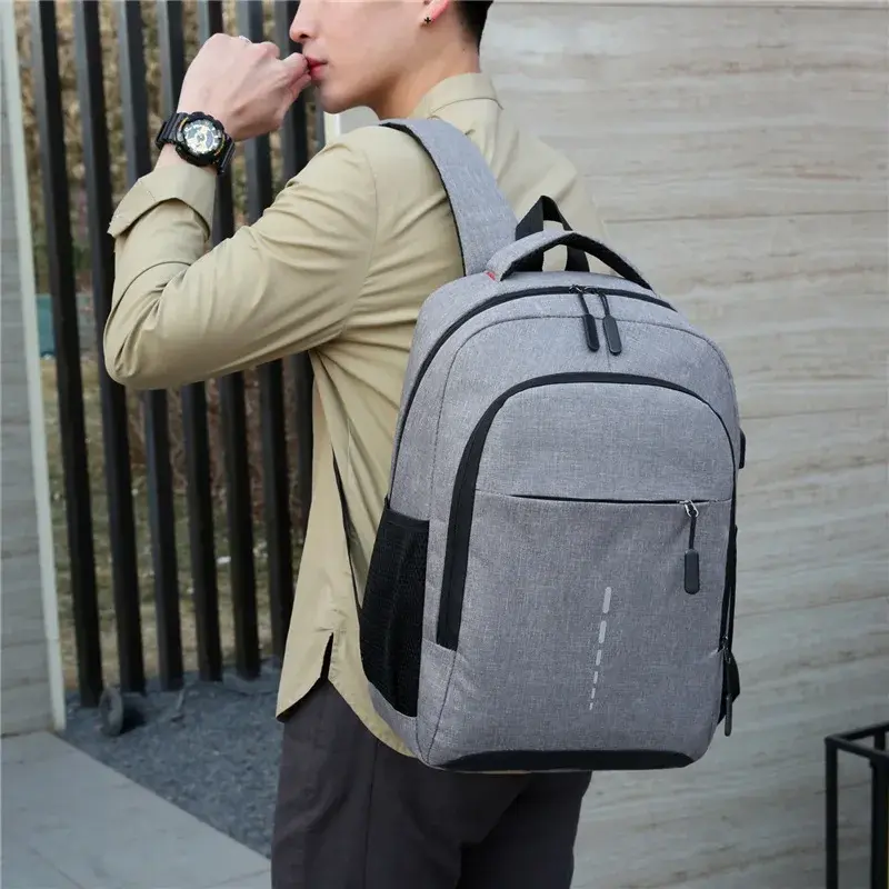 Backpack men's high class school bag junior high school girls backpack men's high class outdoor travel bag computer bag