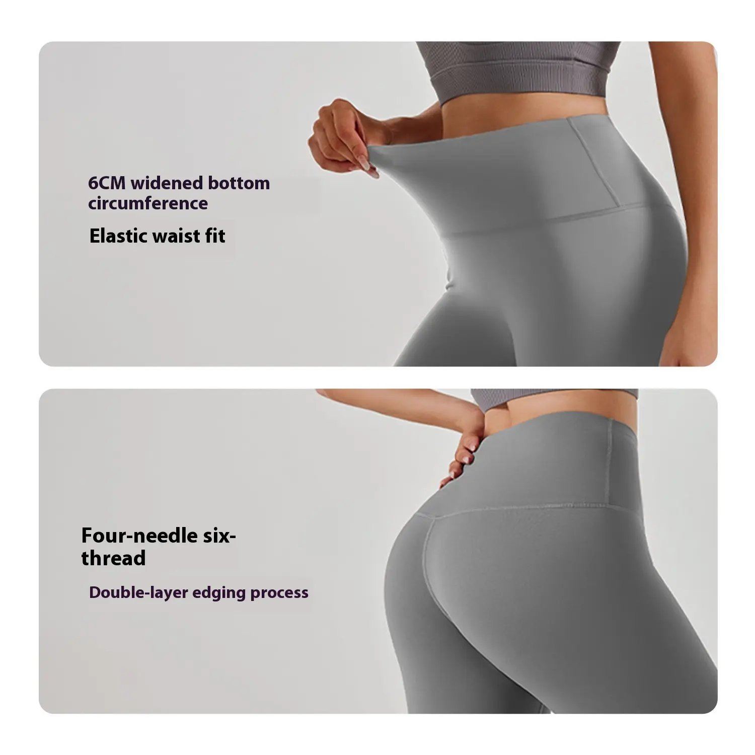 Juyatang No Embarrassment Line Yoga Shorts Sports Five-Point Pants Naked High Waist Hip Lifting Yoga Pants Short Women