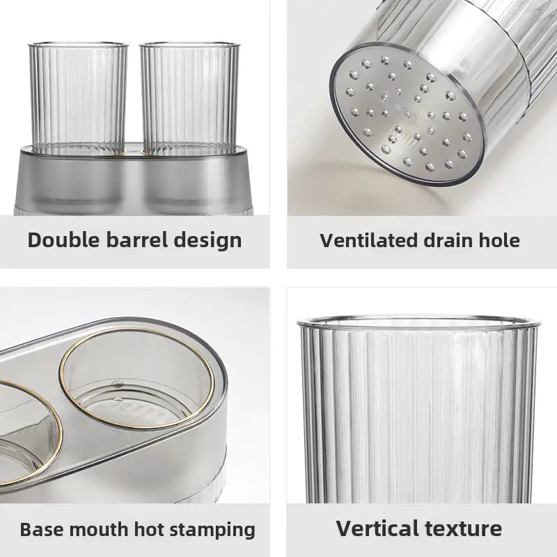 Kitchen items Light luxury chopsticks storage box Chopsticks stand Chopsticks cage New drainable chopsticks stand