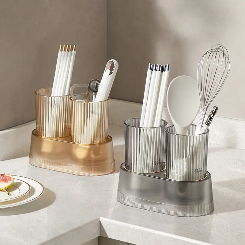 Kitchen items Light luxury chopsticks storage box Chopsticks stand Chopsticks cage New drainable chopsticks stand