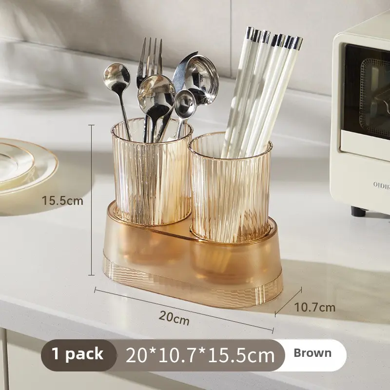 Kitchen items Light luxury chopsticks storage box Chopsticks stand Chopsticks cage New drainable chopsticks stand