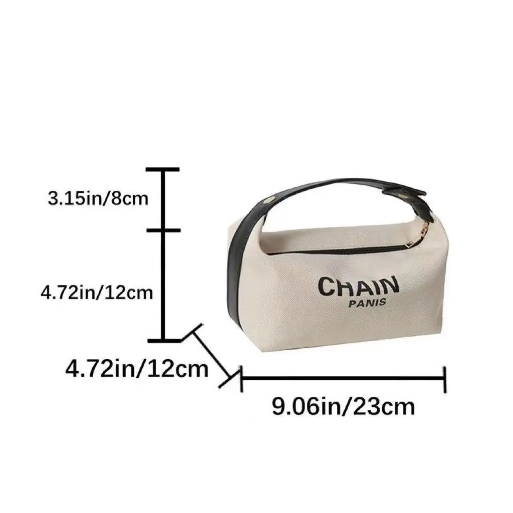 Net celebrity large capacity makeup bag Women's bag Portable advanced sense net celebrity travel tote bag toiletry storage bag
