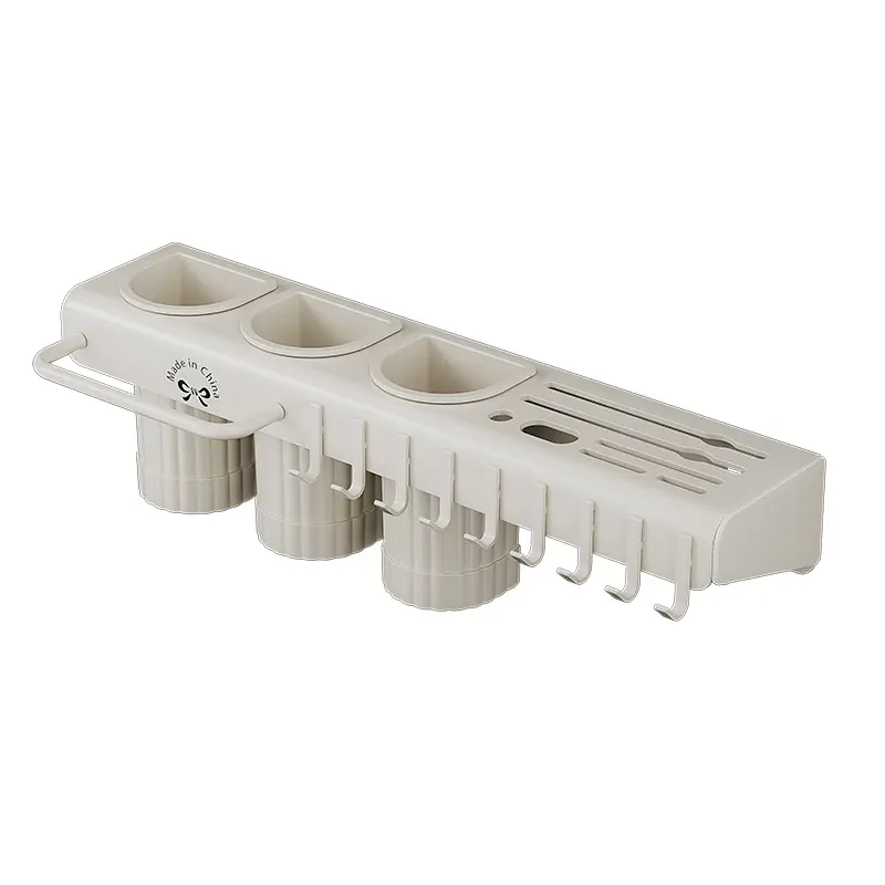 Knife holder Wall-mounted perforation-free kitchen supplies Kitchen knife holder knife chopsticks cylinder one dish rack
