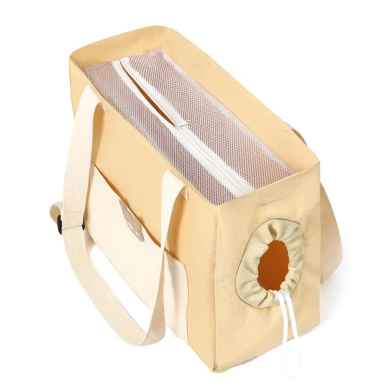 Crossbody Out dog Bag Adjustable large capacity breathable cat bag Tote bag Portable Out bag Pet cat bag  cat backpack