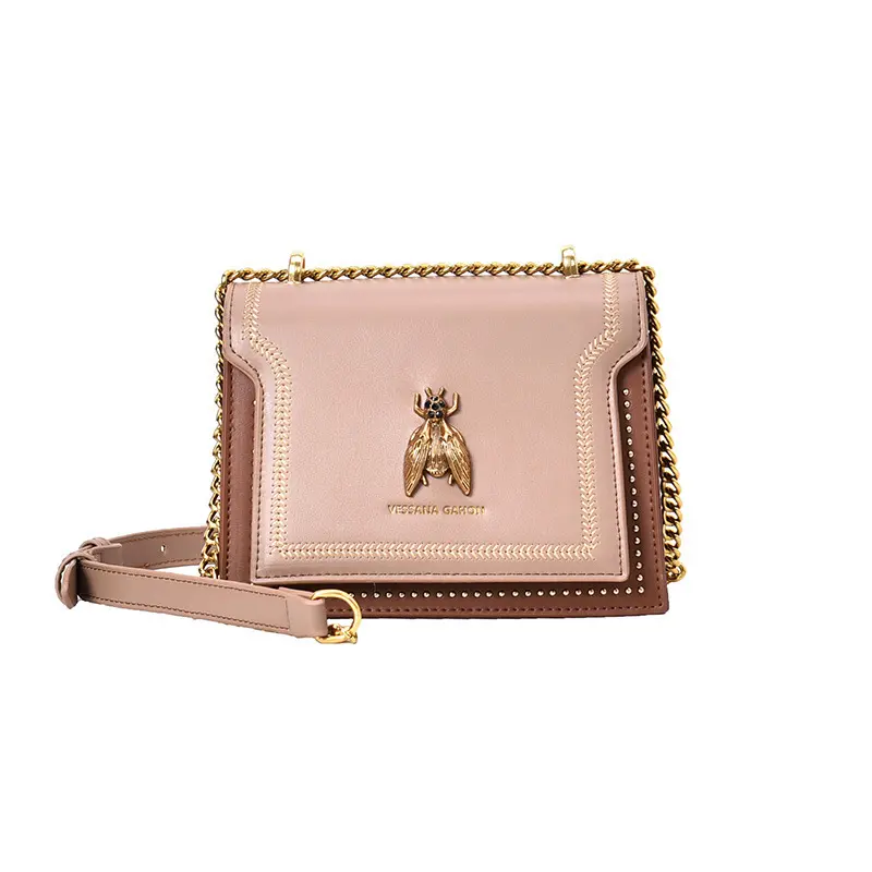 National women's bag summer new chain retro bee one shoulder Tote bag Crossbody small square bag crossbody bags for women