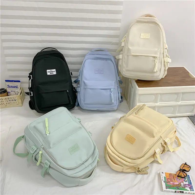 Sangzhi the same bag can be loaded computer female college students backpackcapacity senior sense junior high school backpack